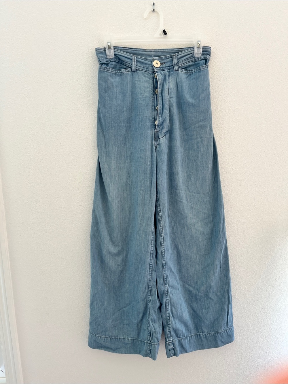Jesse Kamm High waist Wide-Leg Cotton Pants